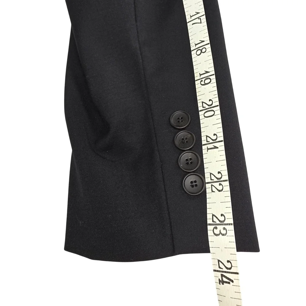 Awearness Kenneth Cole Awear-Tech‎ Black Extreme Slim Fit Wool Blazer 40 Regular